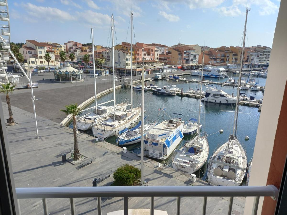 Appartamento Port Brescou, T3 En Duplex Climatise, Superbe Vue Sur Le Port Agde Esterno foto