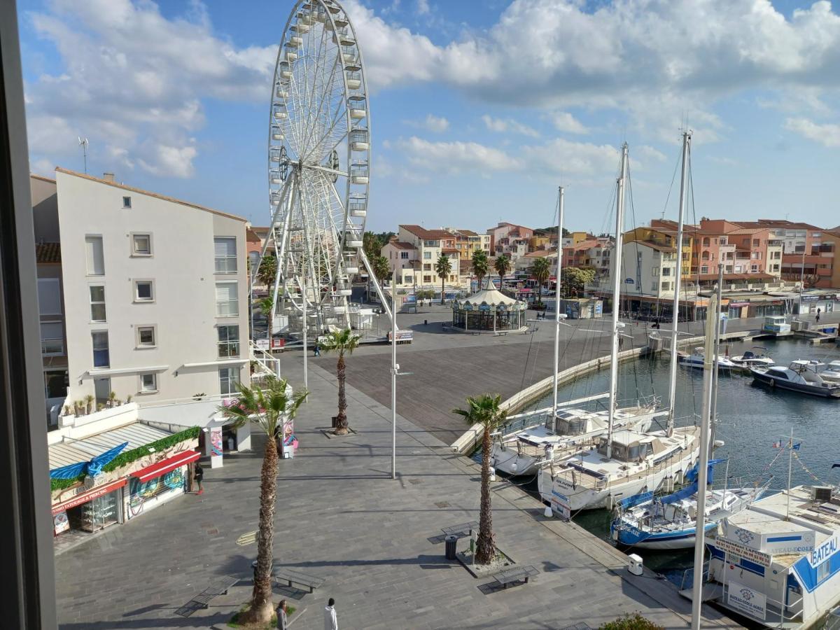 Appartamento Port Brescou, T3 En Duplex Climatise, Superbe Vue Sur Le Port Agde Esterno foto