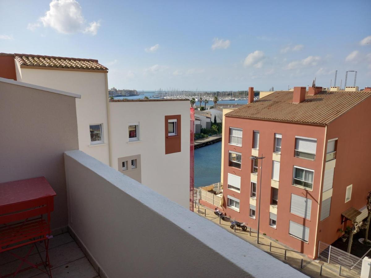 Appartamento Port Brescou, T3 En Duplex Climatise, Superbe Vue Sur Le Port Agde Esterno foto